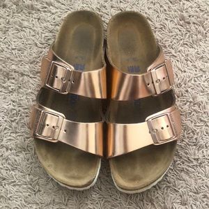 Copper Birkenstocks